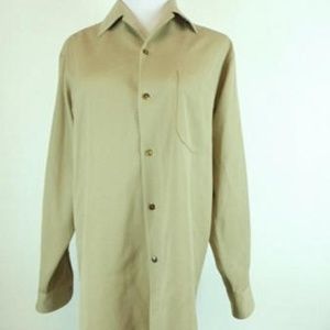 RALPH LAUREN PURPLE LABEL WOOL CAMEL SHIRT TOP 4